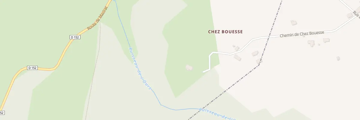 Plan du 125 Chem de Chez Bouesse à Saint-Genest