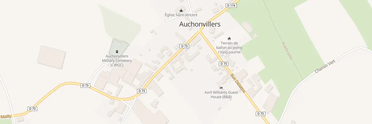 Plan du 5 Rue Villon à Auchonvillers