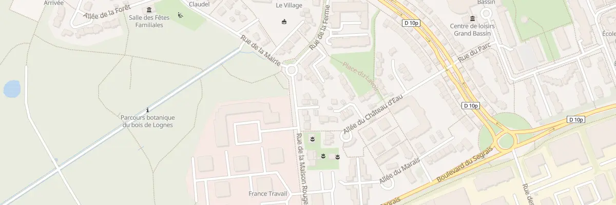 Plan du 5B Rue de la Maison Rouge à Lognes