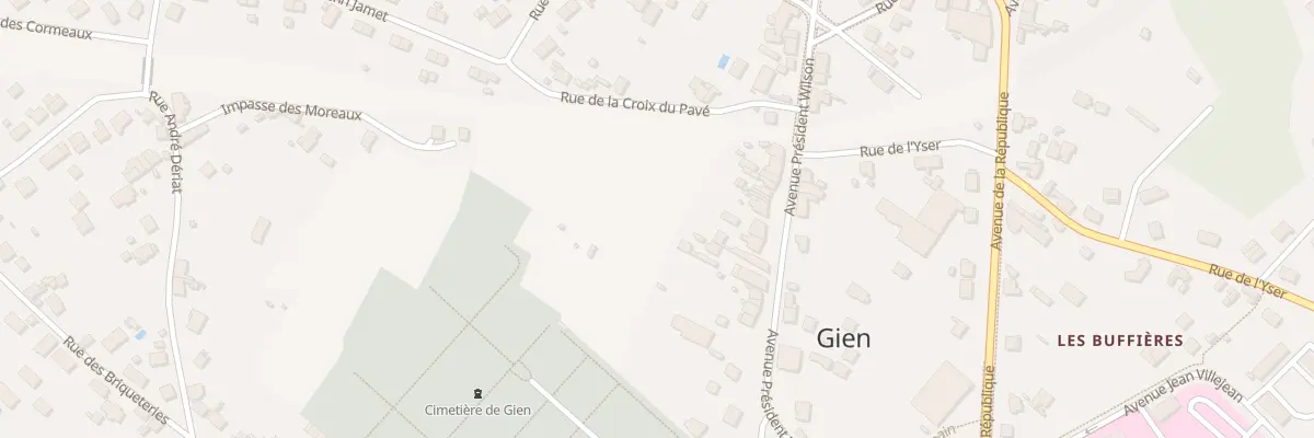 Plan du 45A Av President Wilson à Gien