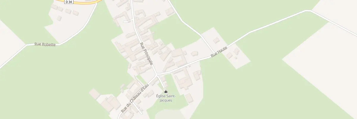 Plan du 1 Rue Haute à Monchiet