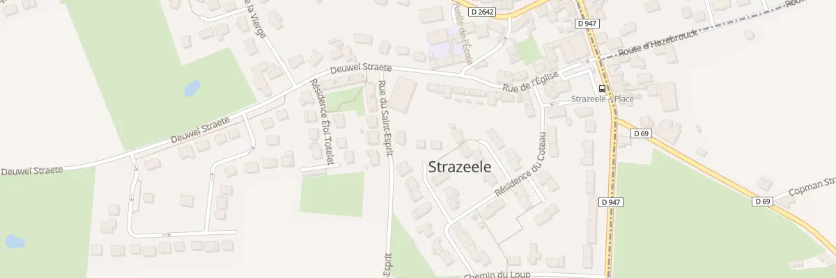 Plan du 77 Res du Coteau à Strazeele