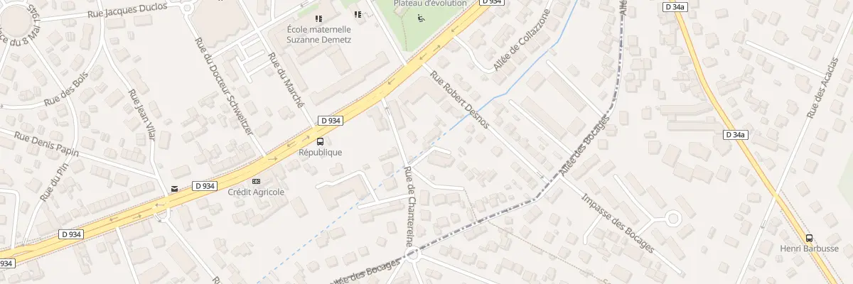 Plan du 5 Rue de Chantereine à Brou-sur-Chantereine