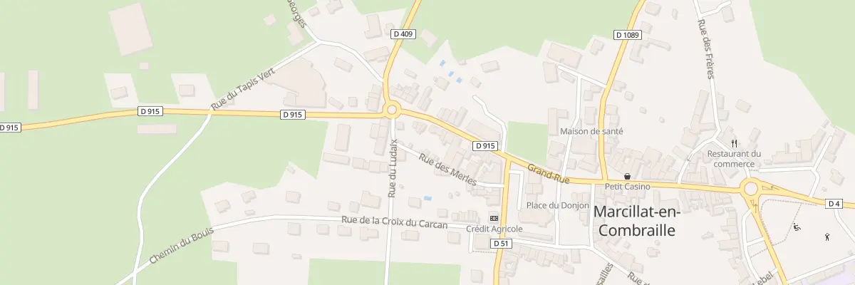 Plan du 26 Gr Grand Rue à Marcillat-en-Combraille
