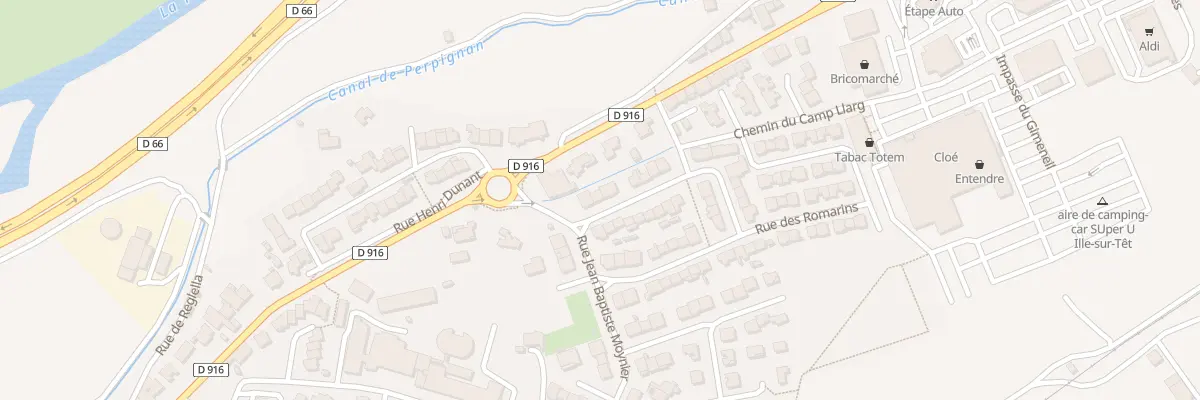 Plan du 3 Rue des Genevriers à Ille-sur-Têt
