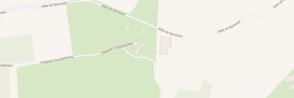 Plan du 2 Imp de Champbenest à Saint-Victor
