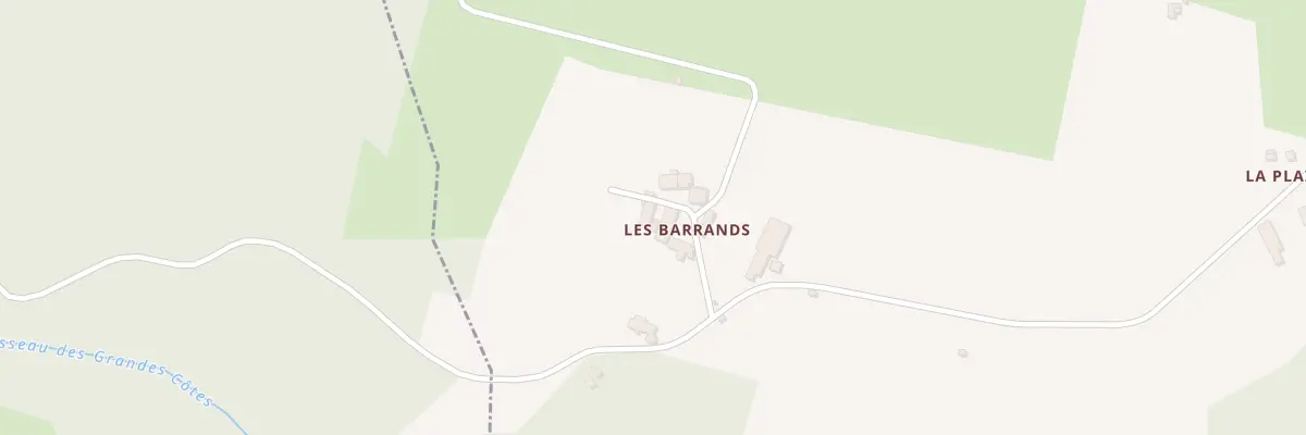 Plan du 5037 Les Barands à Haut-Bocage