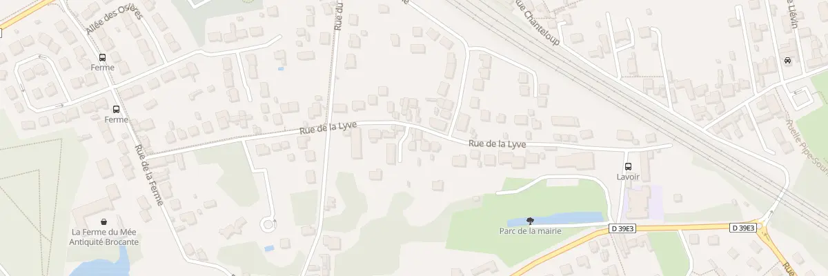 Plan du 295 Rue de la Lyve au Mée-sur-Seine