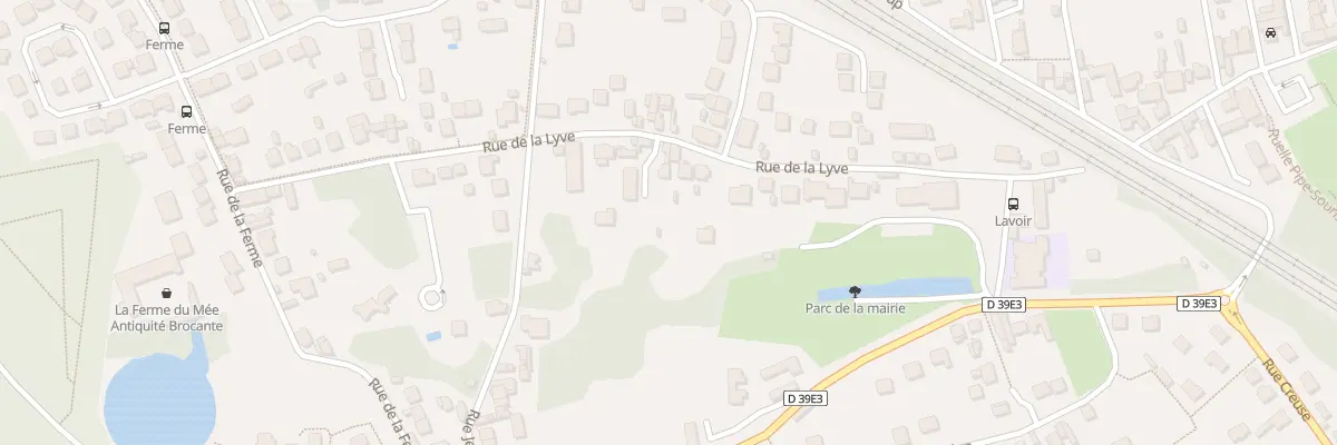 Plan du 293 Rue de la Lyve au Mée-sur-Seine