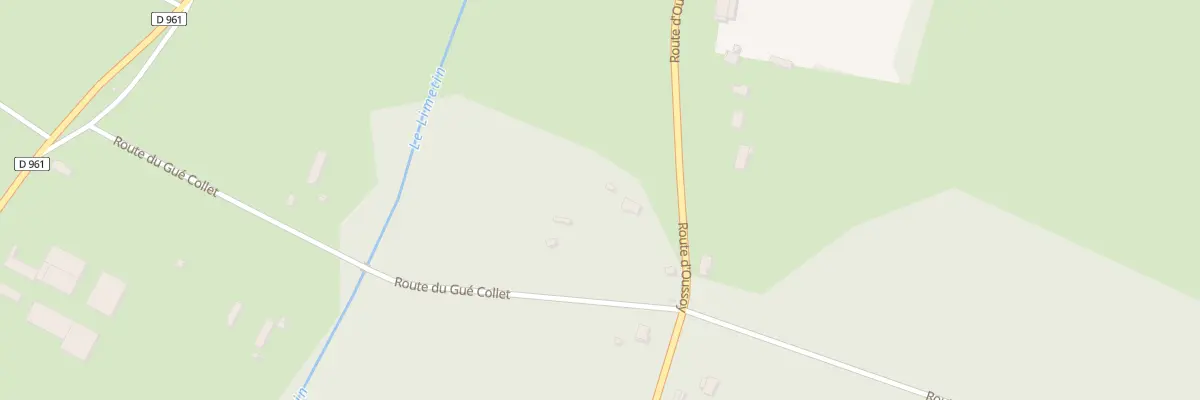 Plan du 74 Rte d’Oussoy à Lombreuil
