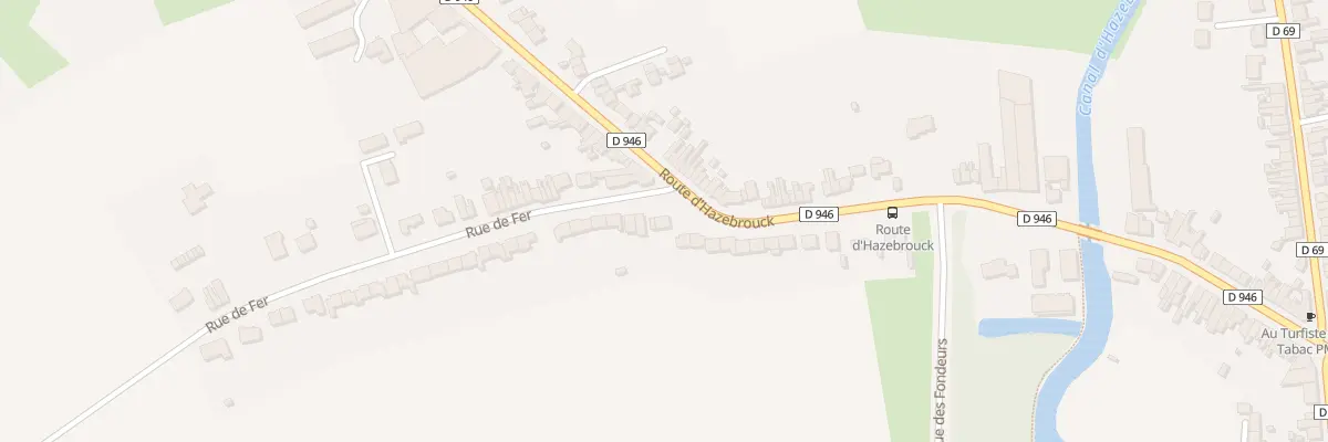 Plan du 1 Rue de Fer à Merville