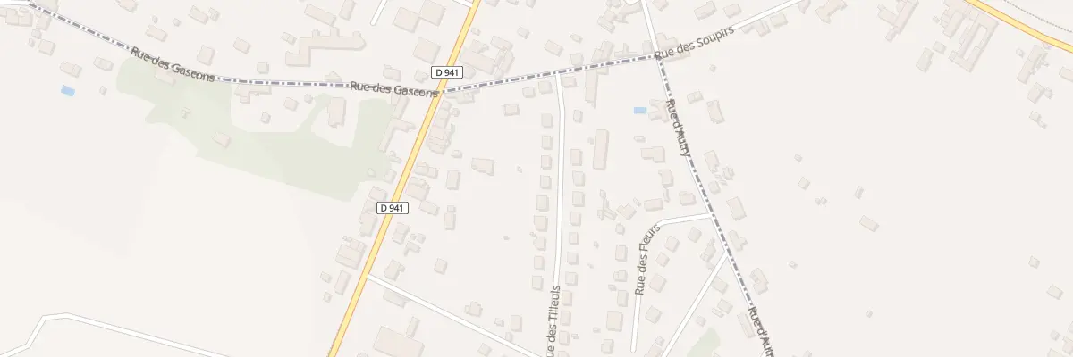 Plan du 5098 Rue des Tilleuls à Poilly-lez-Gien