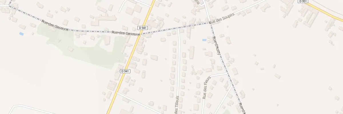 Plan du 6 Rue des Tilleuls à Poilly-lez-Gien