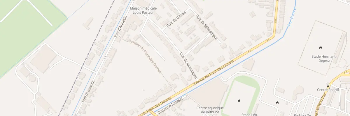 Plan du 79 Rue de Jemmapes à Béthune