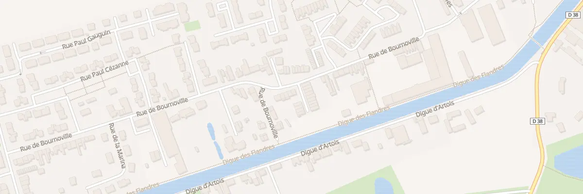Plan du 71 Rue Bournoville à Merville