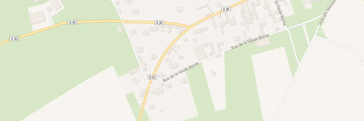 Plan du 8B Rue de la Haute Borne à Berles-au-Bois