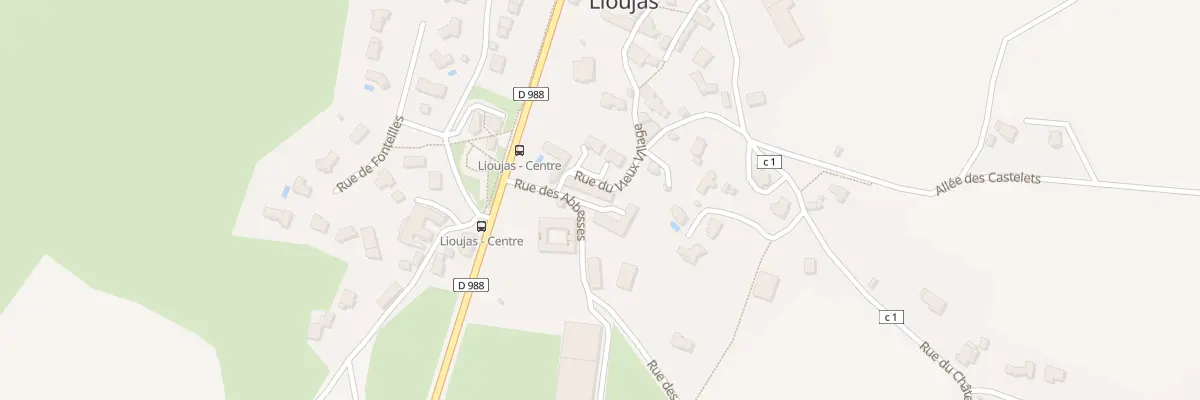Plan du 5 Lioujas à La Loubière