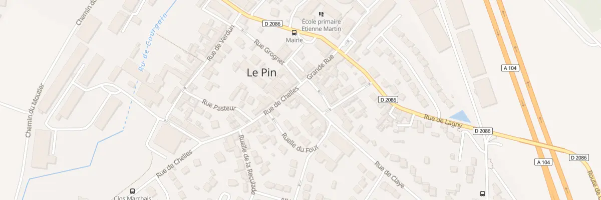 Plan du 4 Rue de Claye au Pin