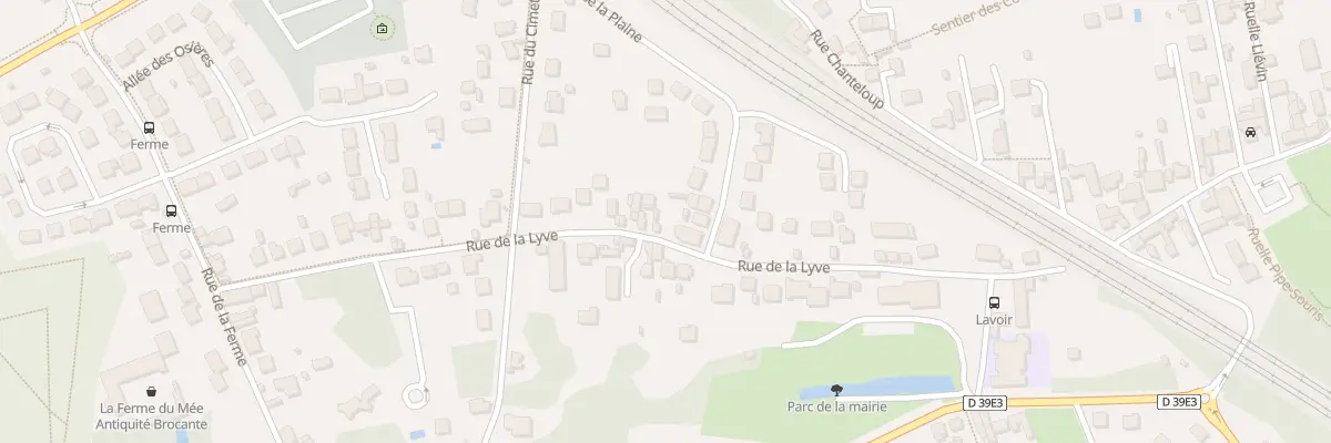 Plan du 284 Rue de la Lyve au Mée-sur-Seine