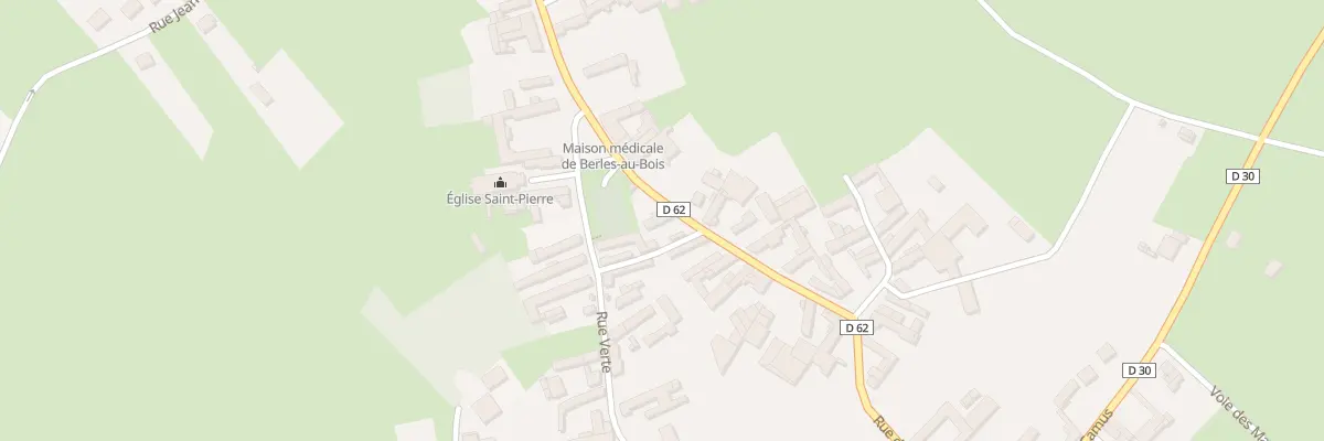 Plan du 2 Rue Camille Camus à Berles-au-Bois