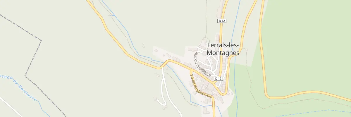 Plan du 4 Rte de la Pode à Ferrals-les-Montagnes
