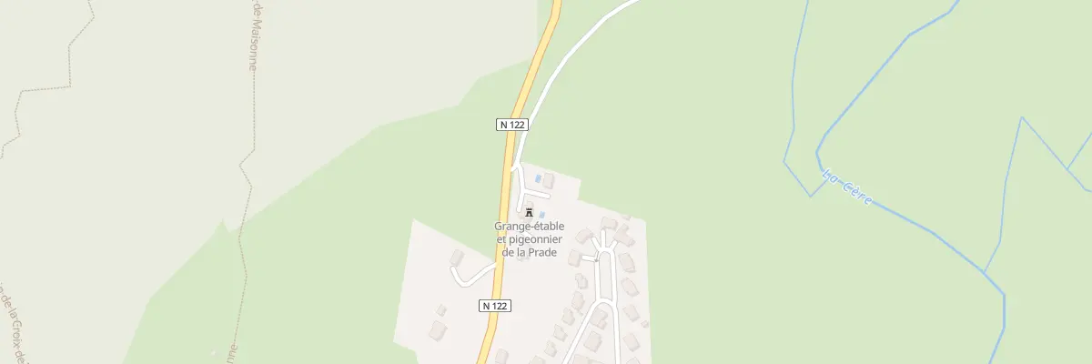Plan du 4 Che de Fournols à Vic-sur-Cère