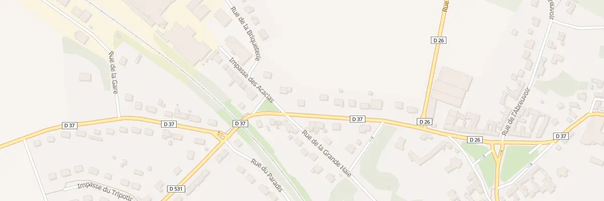 Plan du 184 Rue Eugène Boullenger à Moyenneville