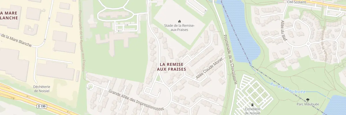 Plan du 13 All Gde All des Impressionnist à Noisiel