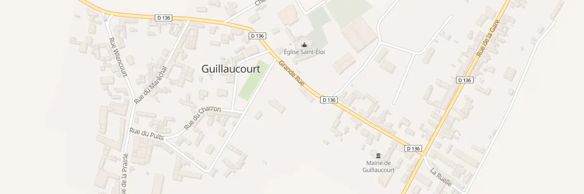 Plan du 5007 Gr Grande Rue à Guillaucourt