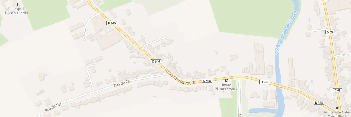 Plan du 62 Rte d’Hazebrouck à Merville