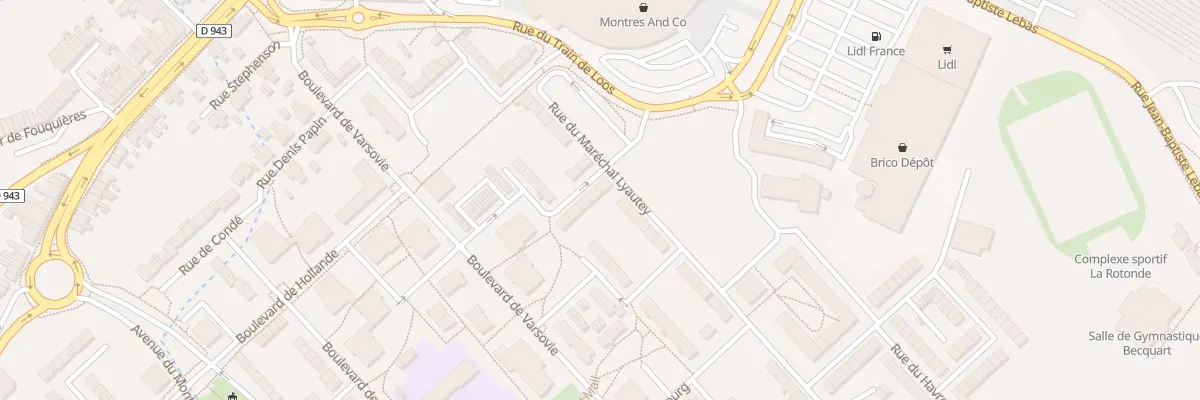 Plan du 62 Rue de Moscou à Béthune