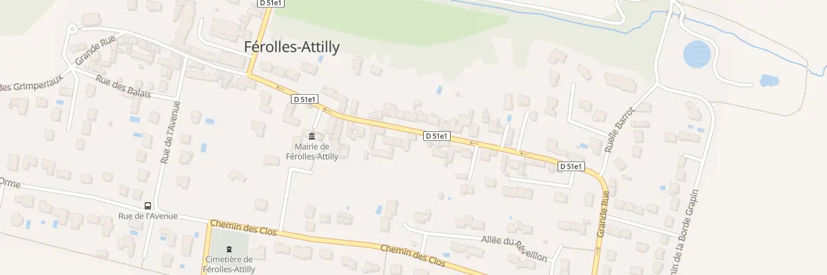 Plan du 65 Gr Grande Rue à Férolles-Attilly