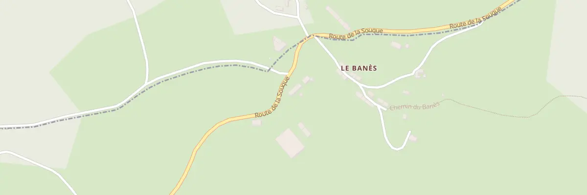 Plan du 5052 Le Banes au Soulié
