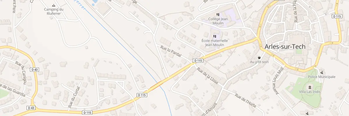 Plan du 529 Rue Lo Pardal à Arles-sur-Tech