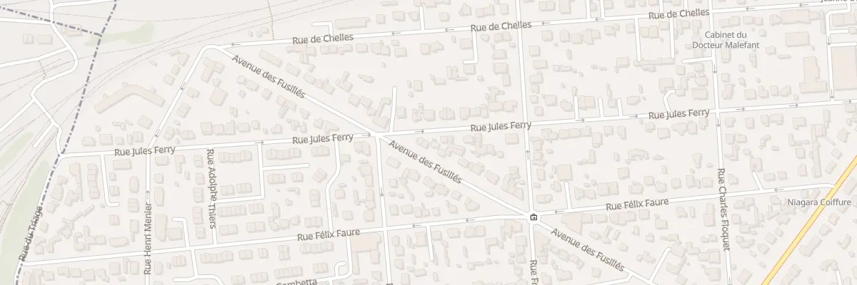 Plan du 50 Av des Fusillés à Vaires-sur-Marne