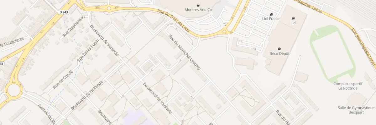 Plan du 64 Rue de Moscou à Béthune