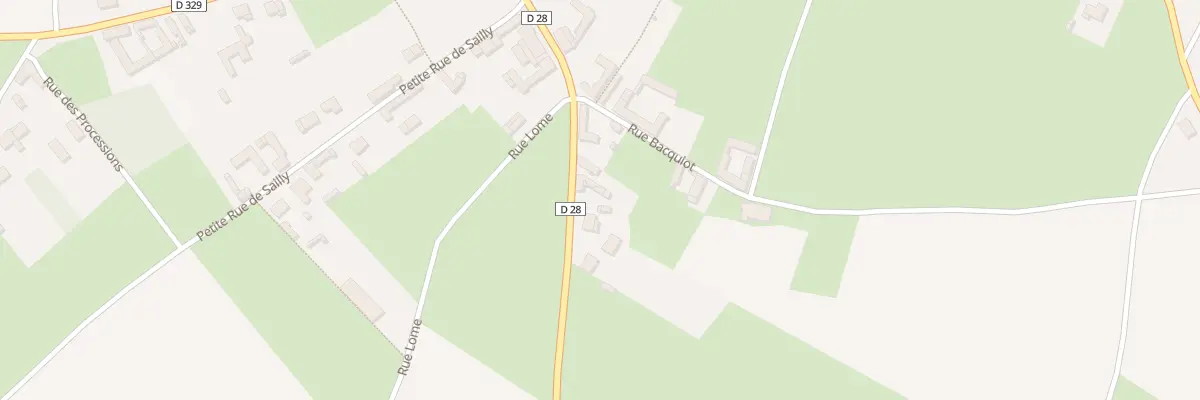 Plan du 11 Rue d’Hébuterne à Foncquevillers