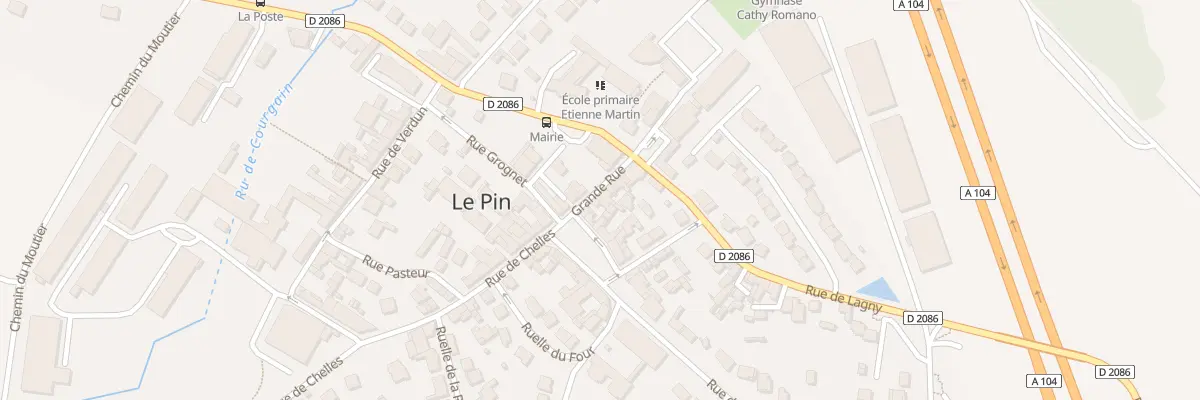 Plan du 4 Grande Rue au Pin