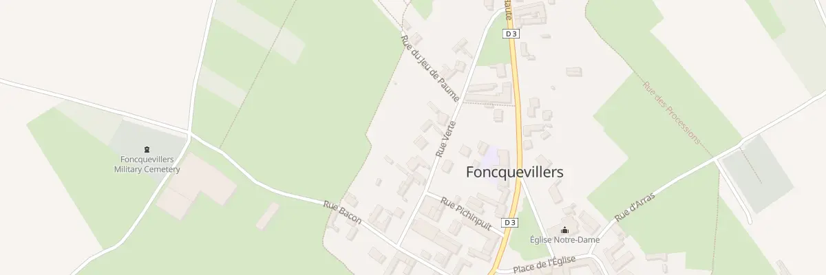 Plan du 9 Rue Verte à Foncquevillers