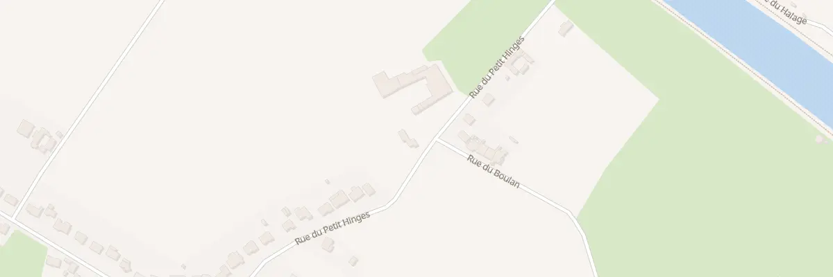 Plan du 753 Rue du Petit Hinges à Hinges