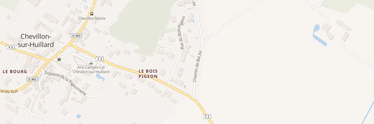 Plan du 3 Rue du Bois Pigeon à Chevillon-sur-Huillard