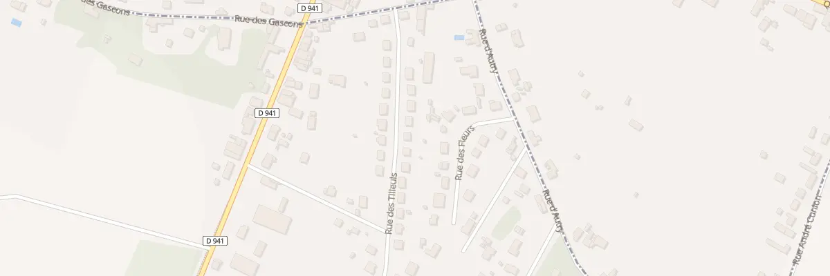 Plan du 11 Rue des Tilleuls à Poilly-lez-Gien