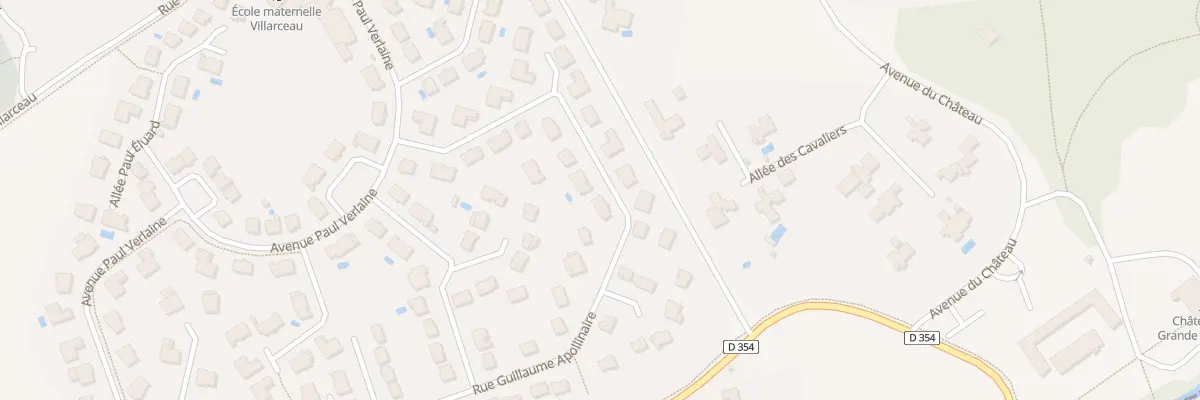 Plan du 25 Rue Guillaume Apollinaire à Lésigny
