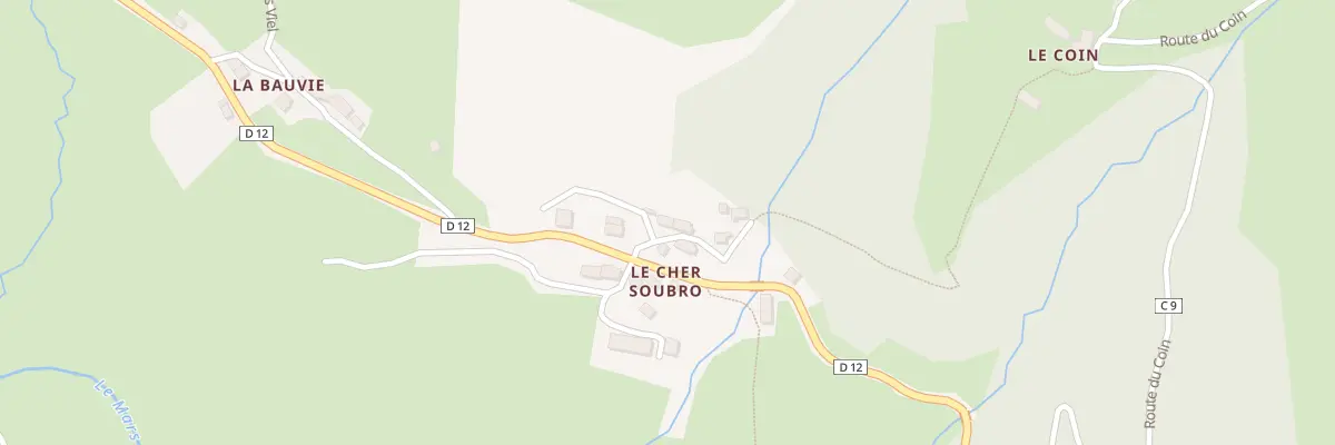 Plan du 5118 Le Cher Soubro au Falgoux