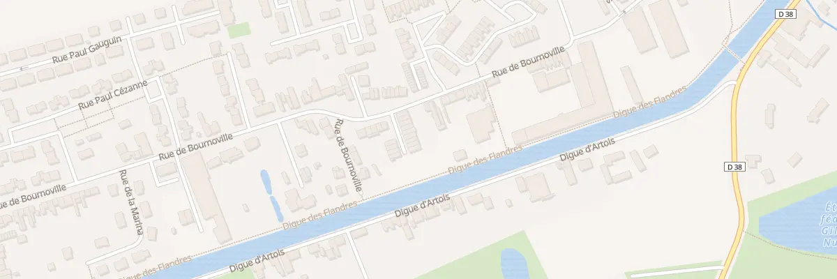 Plan du 55 Rue Bournoville à Merville