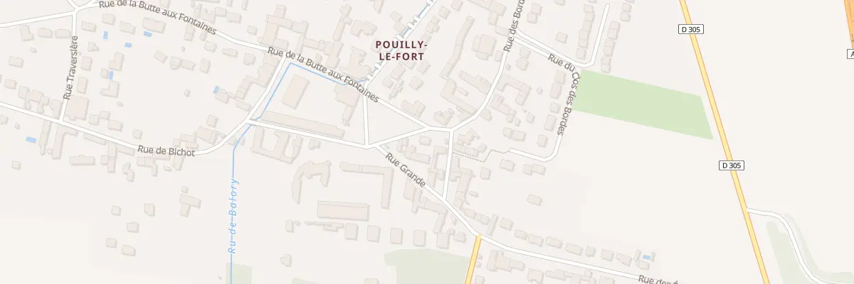 Plan du 1 Rue de la Butte aux Fontaines à Vert-Saint-Denis