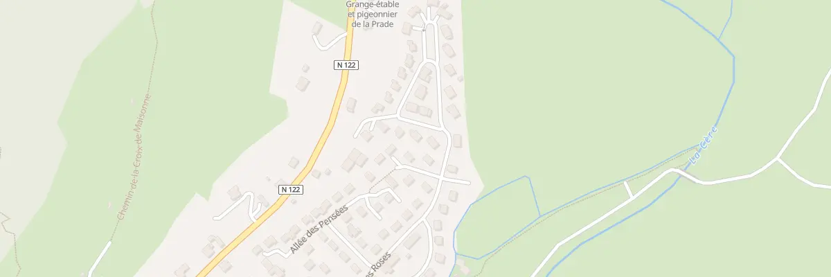 Plan du 3 Rue des Erables à Vic-sur-Cère