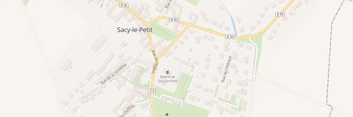 Plan du 2 Rue du Parc à Sacy-le-Petit