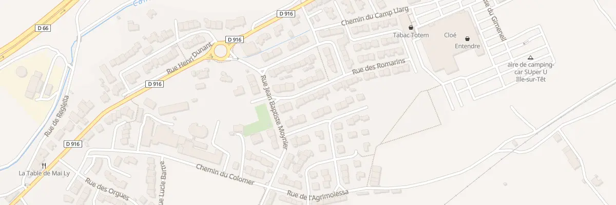 Plan du 6 Rue des Romarins à Ille-sur-Têt