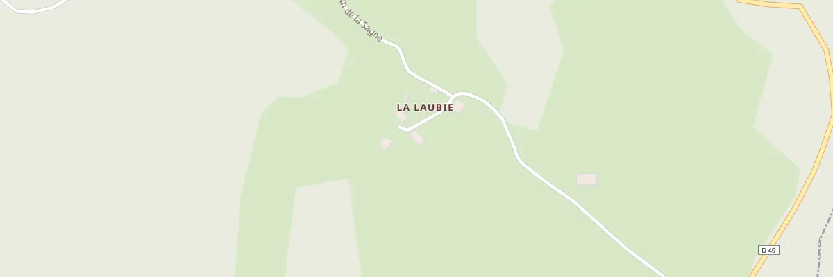 Plan du 3 La Laubie à Saint-Étienne-de-Chomeil